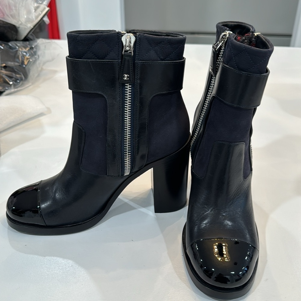 Chanel Moto Boot
